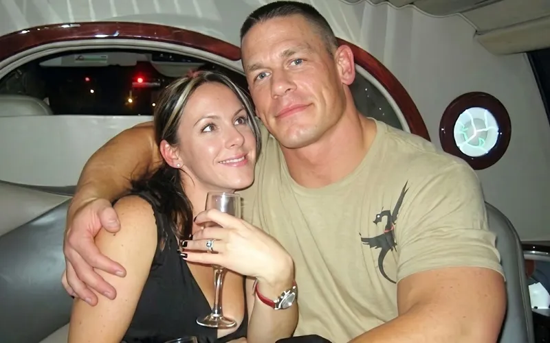 Elizabeth Huberdeau With John cena