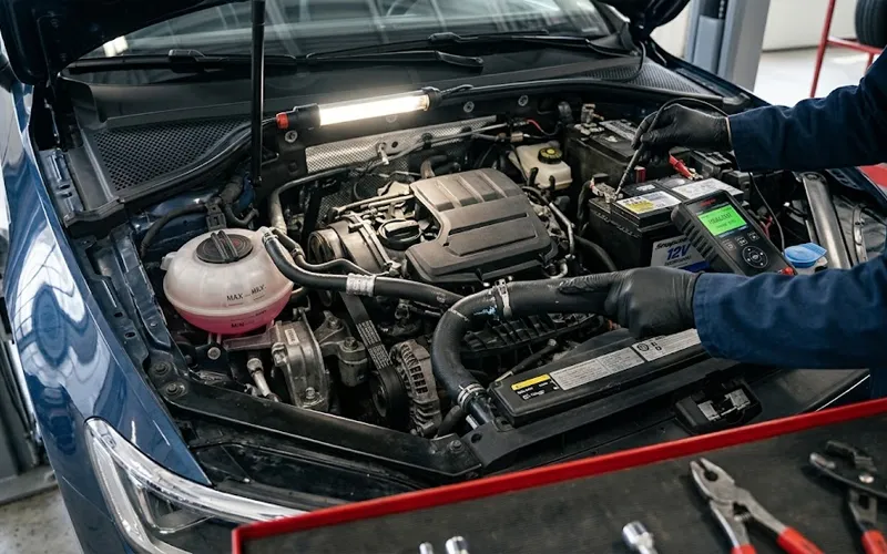 car maintenance schedule Battery and Cooling System