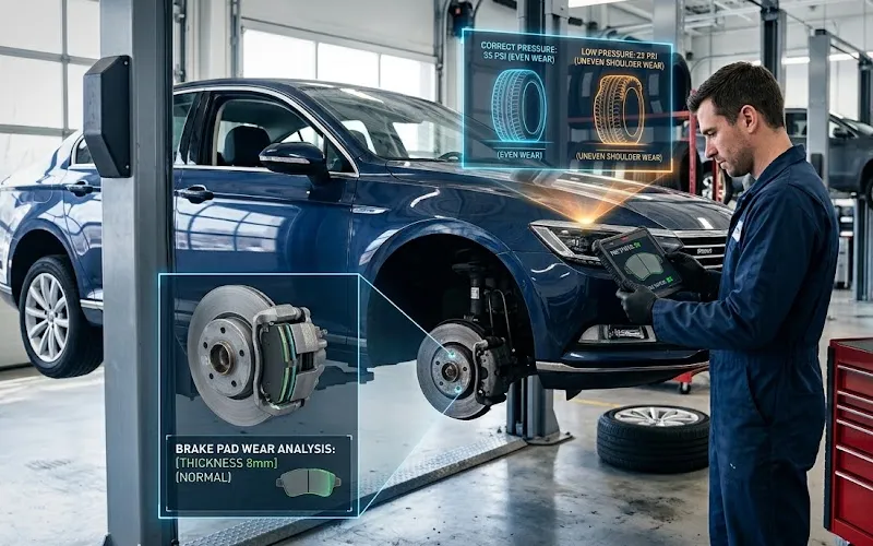 car maintenance schedule brake and tiers