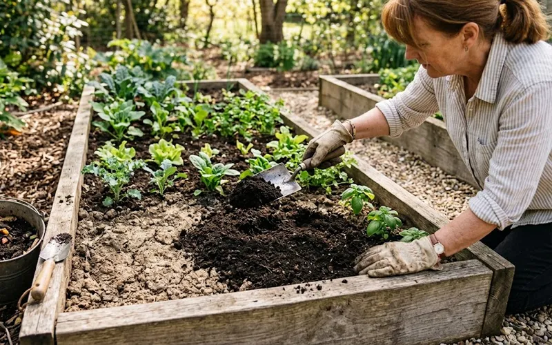 Adding Compost to Soil