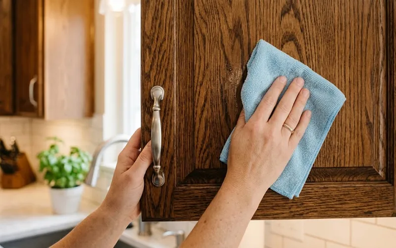 Cleaning Wooden Kitchen Cabinets