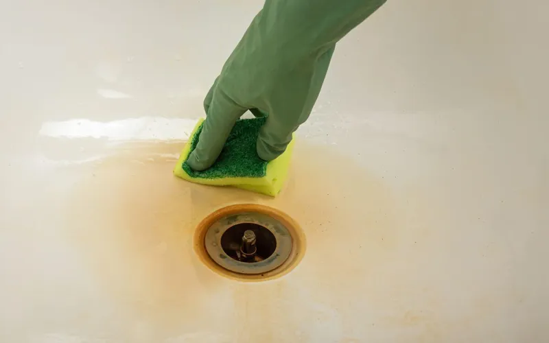 Cleaning Yellow Stains on a Plastic Bathtub
