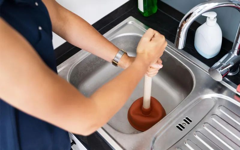 Clearing a Blocked Kitchen Sink Drain