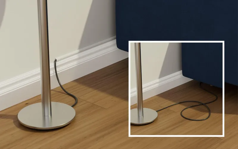 Hiding Cables Around Furniture