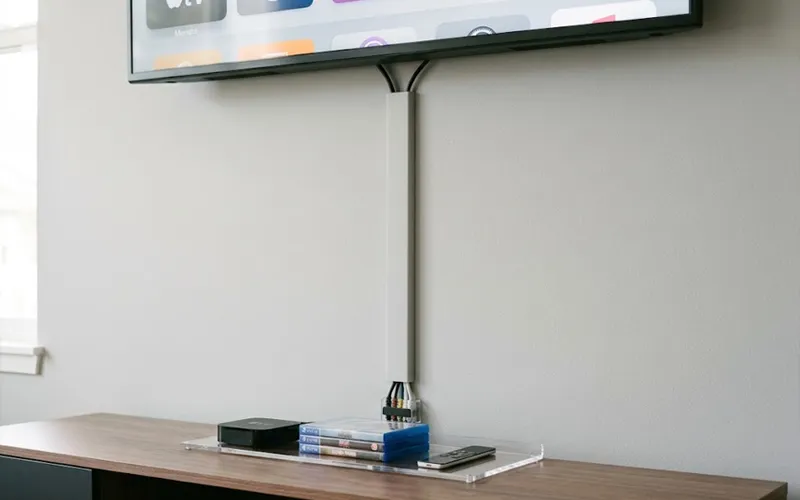 Hiding TV Wires on the Wall