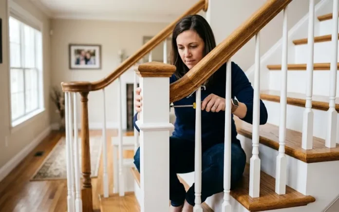 How to Fix a Loose Stair Railing