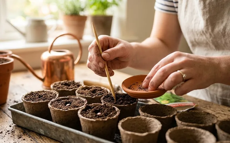 Preparing Soil and Planting Seeds