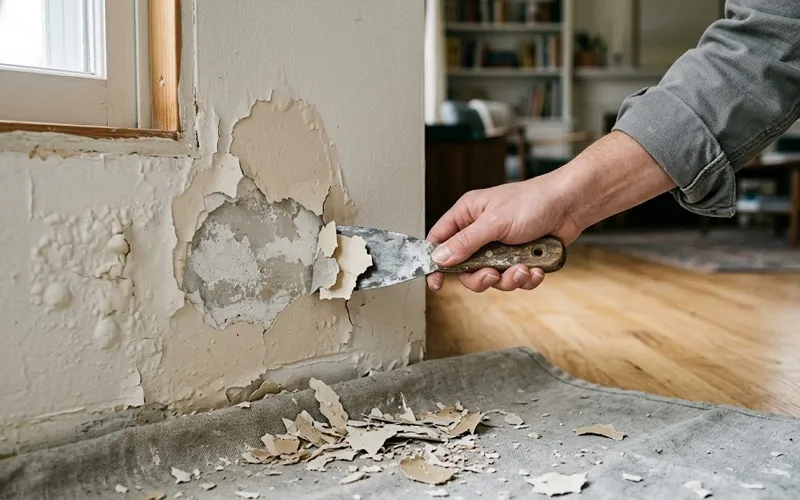 Removing Loose Paint