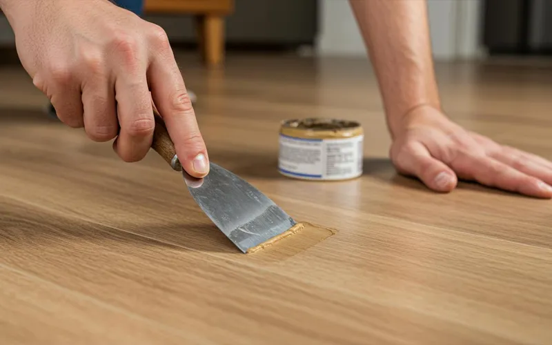 Repairing Dents and Damaged Floorboards