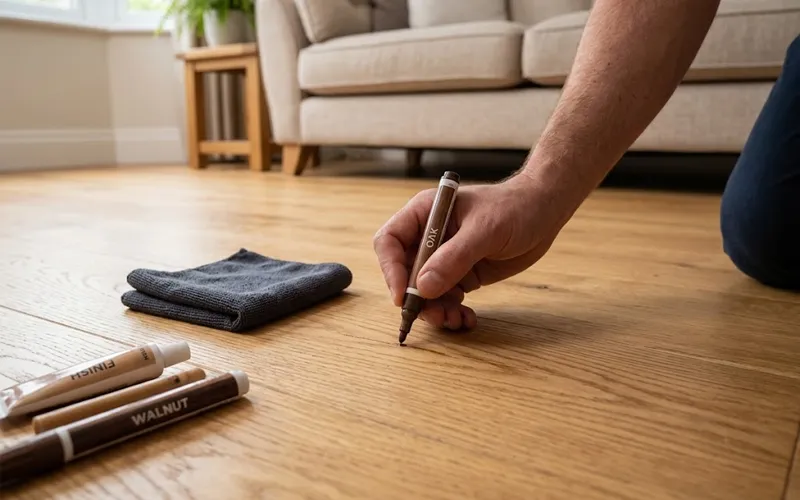 Repairing Scratches on Hardwood Floors