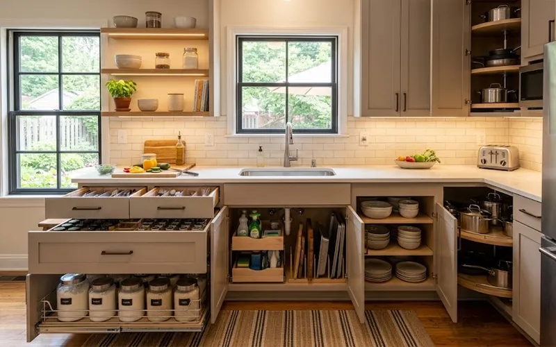 Select Cabinet Colors According to the Room