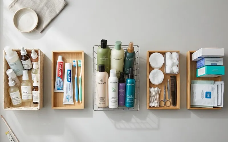 Sorting Bathroom Essentials