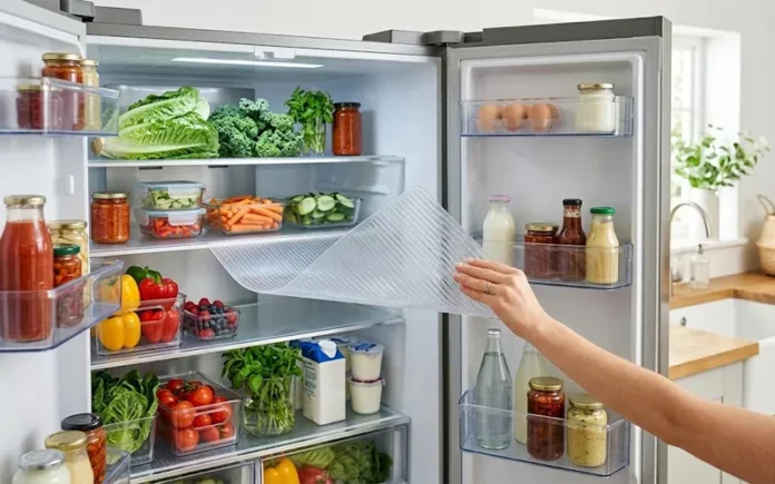 how to clean refrigerator mat pads