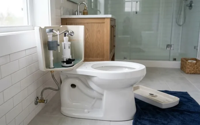 how to fix a running toilet without a ball float