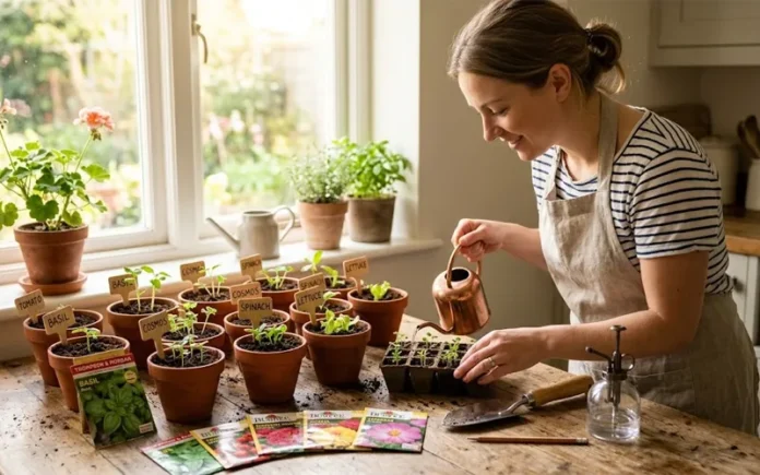 how to grow plants from seeds at home