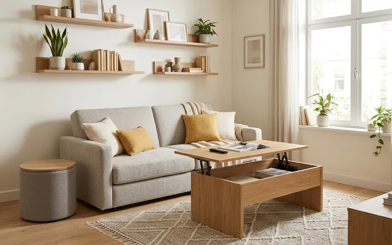how to make a small room look bigger with furniture 2