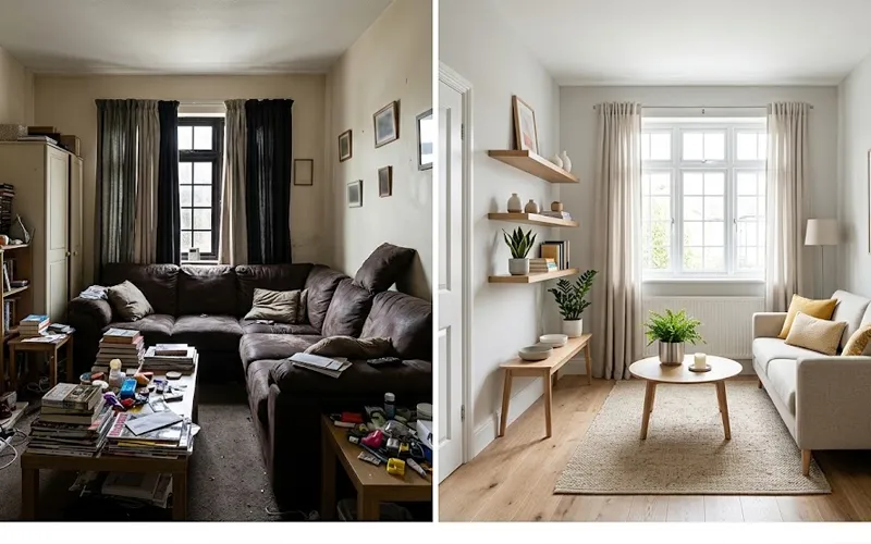 how to make a small room look bigger with furniture 4